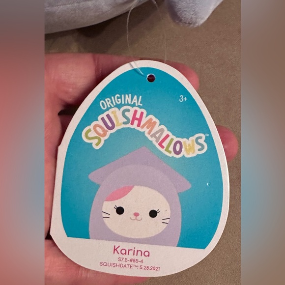 Kellytoy Karina Calico Cat Squid Squishmallow Costume Squad Plush Stuffed Toy 8” - Picture 10 of 12